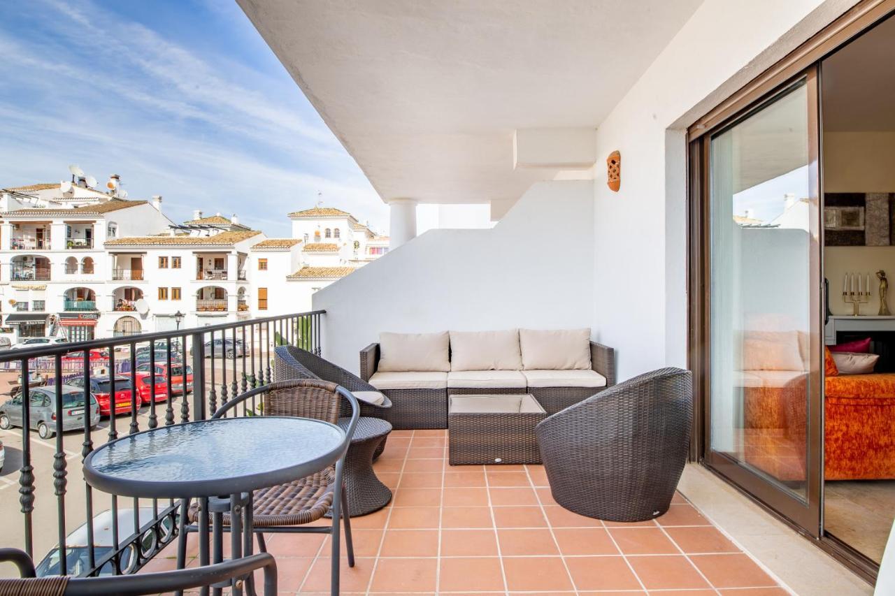 2261-Superb Apt On The Beach, On Duquesa Harbour Manilva Extérieur photo